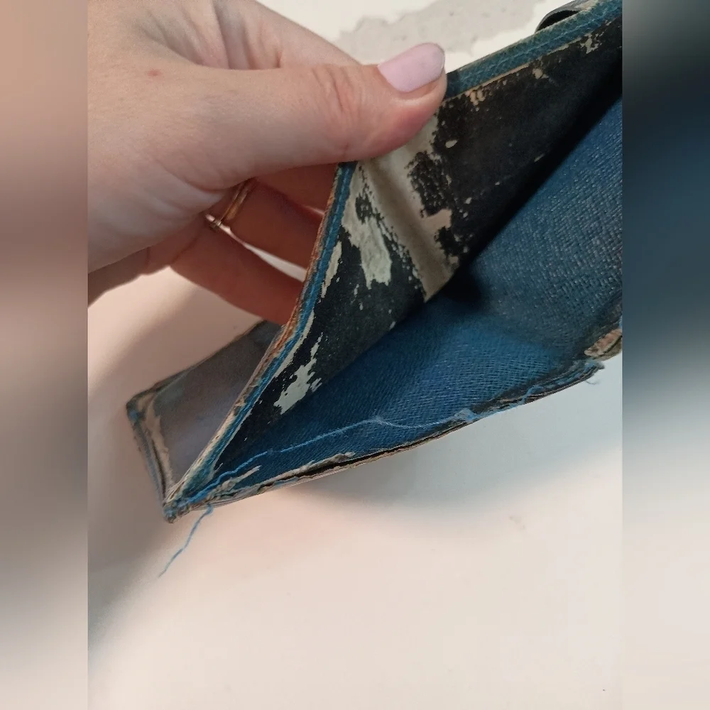 Louis Vuitton men's wallet blue
